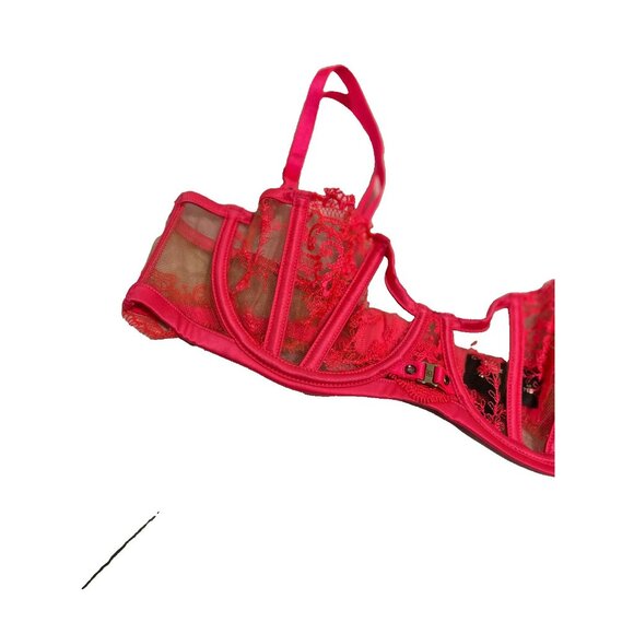 Honey Birdette Gabrielle Bra Pink - Picture 3 of 5